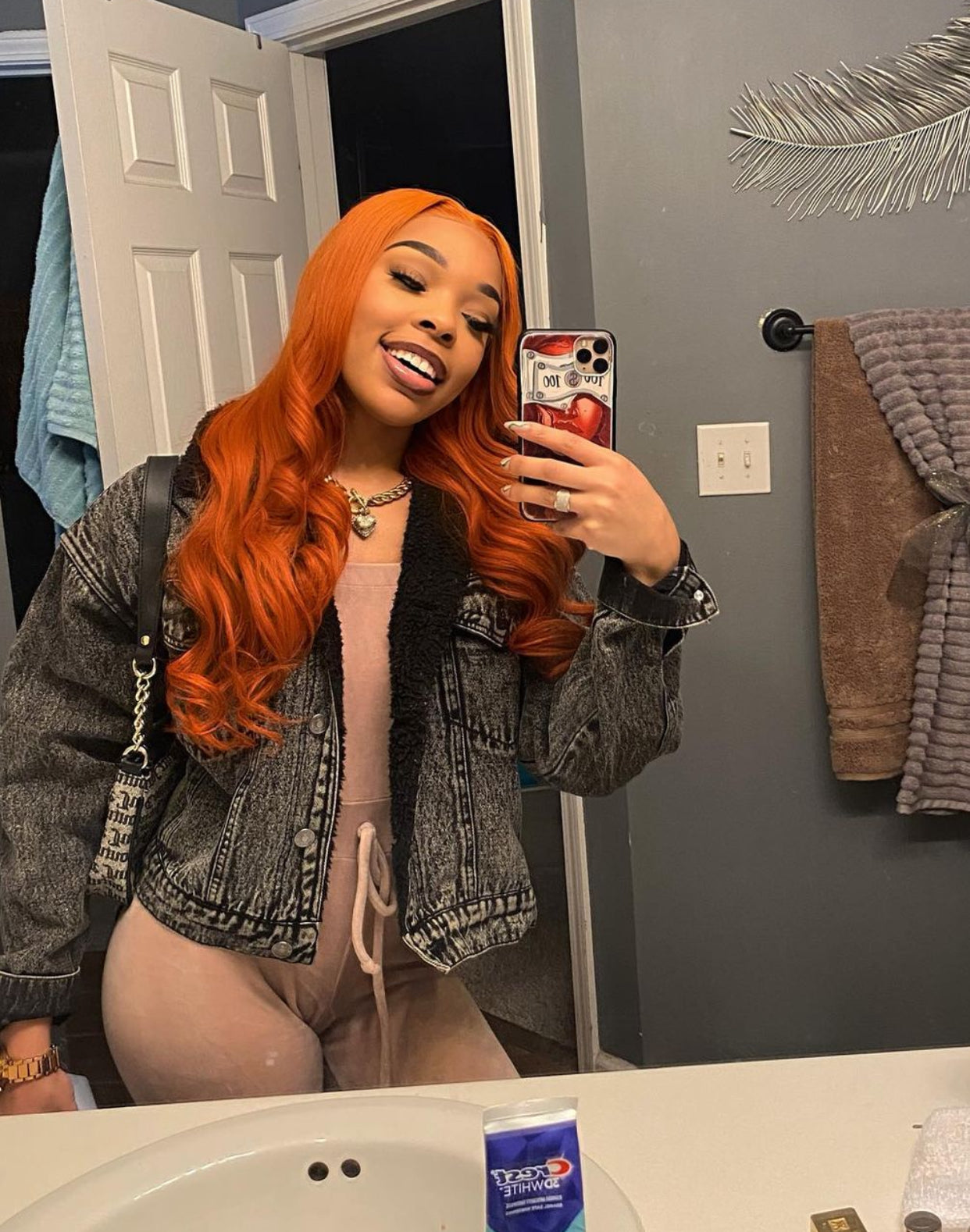 Glossy Ginger Frontal Wigs (13x4)