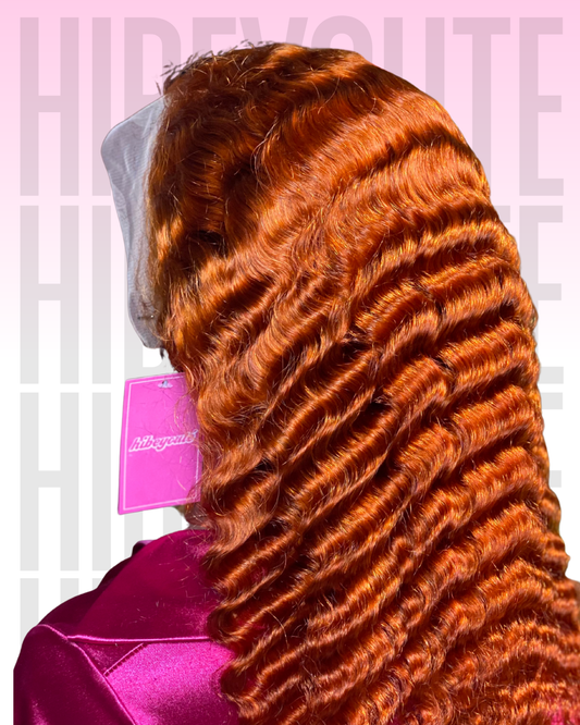 Glossy Ginger Frontal Wigs (13x4)